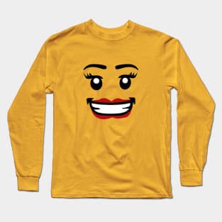 Lego Minifig Smiles and Lippy Long Sleeve T-Shirt